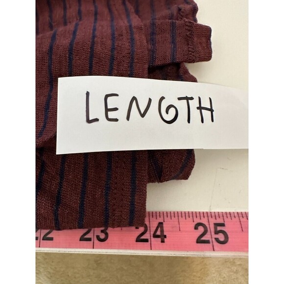 Lucky Brand Woman Babydoll Top Long Sleeve Size L Linen Boho Hippie Peasant - Picture 5 of 12